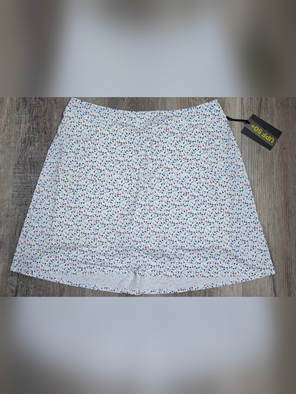 G/FORE AYE POPPY Floral SKORT with Blue and Red Accents